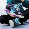 Dress Shoes Winter Leather Mens High Top Sneakers Fashion Platform Purple Woman Stylish Outdoor Laceup Men Skateboard 231025