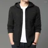 Men's Sweaters 2023 Spring And Autumn Style Sweater Casual Knitted Cardigan Fashion Korean Hooded Jacket Top