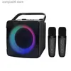 Cell Phone Speakers SD508 Home Karaoke Portable Bluetooth Speaker Dual Wireless Microphone Live TV FM radio TF card USB Subwoofer Music Center Audio T231026
