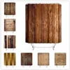 Shower Curtains Musife Custom High Quality Old Wood Shower Curtain Waterproof Bathroom Polyester Fabric Bathroom Curtain 231025