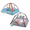 Rattles Mobiles Baby Fitness Frame Crawling Game Filt Multifunktionellt utbildningsmatta staket Spädbarnsmatta Upplysning Teksaker 231026