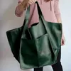 Evening Bags 2023 Soft Large Capacity Tote Bag Shopper Women Handbag Luxury Pu Leather Shoulder Retro Oversized Women's Trend