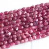 Discount High Quality Natural Genuine Pink Tourmaline Nugget Loose Beads Form 5-6mm Fit Jewelry 036832380