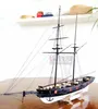 Aircraft Modle scale 1 100 Wooden Sailboat Halcon1840 Model Ship life boat Brass updates kits 231026