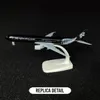 Modello di aereo Scala 1.250 Replica dell'aviazione in metallo 20 cm Zealand B777 Modello di aereo Aeroplano in miniatura Regalo di Natale Giocattoli per bambini per ragazzi 231026