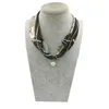 Han Jing multicolore bijoux déclaration collier pendentif écharpe femmes bohême Foulard Femme accessoires 2391