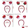 Christmas Decorations Headband For Kids Adt Deer Ears Party Deals Santa Xmas Hair Band Clasp Headwear Gift Jk1910 Drop Delivery Home G Dh2Xj