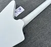 Guitare électrique irrégulière avec bois importé en bois blanc perlé intégré EMG pick-up actif inventaire de lumière blanche