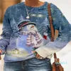 Sudaderas con capucha para mujer Otoño Invierno Navidad suéter Vintage elegante Tops señoras