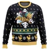 Felpe con cappuccio da uomo Final Fantasy Classic 8bit Brutto maglione di Natale Regalo Babbo Natale Pullover Uomo Felpa 3D e Top Autunno Inverno Clothi