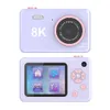 Appareils photo numériques Caméra 48MP Enfants Full HD 1080P Avant et arrière Mini rechargeable pour étudiants adolescents 231025