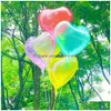 Ballon 18 pouces Ballons en forme d'étoile de coeur 2023 Anniversaire Saint Valentin Boules d'amour Maison Décoration de jardin Cadeaux de douche de bébé Party Supp Dhchy