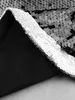 Women's Trench Coats Women's Fashion Jacket Sexig svart paljetter V-ringning Långärmad dubbelbröst Lång kappa Kvinnors långärmade Windbreake 231025