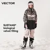 Skiddräkter Vector Ski Suit Set Women Man Winter Women Jackor och byxor Varma vattentäta kvinnor Jackor Byxor utomhus Skidcykel Camping 231025