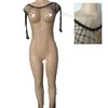 Cosplay sexy bodystocking fishnet crotchless oco para fora macacão feminino sexo collants malha lingerie terno do corpo roupa interior partywear