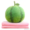 Gefüllte Plüschtiere, Simulation, kreatives Wassermelonen-Plüsch-Wurfspielzeug, niedliches, realistisches Obst-Sofakissen, weiches Kinderspielzeug, Heimdekoration, Geschenk