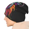 Berretti Divertenti Cappelli a cuffia con animali Smart Capra Y2K Berretti freddi Uomo Donna Kpop Cappello a maglia Autunno stampato caldo