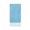 American Resort Spa Ensemble de serviettes de bain décoratives 6 pièces en bleu égéen