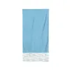 American Resort Spa decoratieve 6-delige badhanddoekenset in Agean Blue