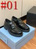 40model Designer Damen Monolith Freizeitschuhe Dicke Unterseite Gear Triangle P Loafers Schwarz Cloudbust Echtes Leder Schuherhöhung Plateau Sneakers 34-42