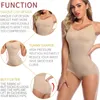 Women's Shapers Kobiety bez rękawów V szyja shaperwear przesuwana bielizna body body body top imprez