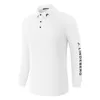 Män s t shirts j professional golf långärmad sport t shirt andas och snabb torkning 231025