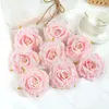 Dekorative Blumen, 15 Stück, 8 cm, Seidenrose, künstlicher Blumenkopf für Zuhause, Hochzeit, Party, Dekoration, Scrapbooking, Valentinstag, gefälschte Blumen