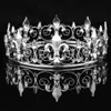 Tiara da sposa di cristallo da uomo corona d'argento dorata spettacolo di spettacolo strass velo tiara fascia da sposa gioielli per capelli T2001269t