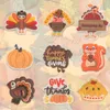 Shoe Parts Accessories Fall Decor Charms Thanksgiving Autumn Turkey Pumpkin For Wristband Clog Sandals Pvc Charm Party Favor Birthda Ot4Ra