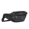 Waist Bags Leather Men Waist Chest Bag Thin Outdoor Sports Tactical Pauch Male Small Running Fanny Pack Crossbody Chest Money Belt Bags 231026