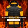 Outdoor Jackets Hoodies 21 zones self heating jacket men's hot vest women's USB clothing hiking camping autumn winter 231026