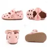 First Walkers Baby Girls Step Shoes Moccasins Soft Bottom Rubber Non-slip Toddler Booties