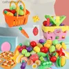 Kitchens Play Food Children's House Fruit Pizza Vegetable Cutting Broken Cut Food Serious Early Education Toy Kitchen Pretend Cook Coloured KnivesL231026