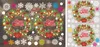Nieuwe kerstversiering kleurrijke kerst raamstickers witte sneeuwvlok muurstickers raamdecoratie traceless raamstickers