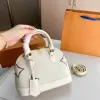 Borsa tote di lusso alma BB design a conchiglia moda Borsa a tracolla in rilievo Borsa da donna in pelle di alta qualità con cerniera classica Borsa a tracolla in pelle Tote