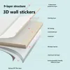 Duvar Kağıtları 3D Duvar Kağıdı Self -Yapışkan Su Geçirmez Duvar Sticker Ses Yalıtım Köpük Oturma Odası Yatak Odası Dekorasyonu 231026