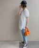 女性のブラウス女性夏の服ルーズフィットスリムデザインカットアウトレースビンテージシャツホワイトクロップトップファッショントップレディースシャツY2K服