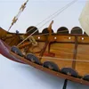 Aircraft Modle Wooden Scale Sailing Boat Wood Scale Ship 150 Viking Ships Scale Assembly Model Ship 231026