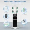 Cryolipolysis Fat Reduction Vacuum Therapy Machines 360 Cryoterapy Body Contour Cryo Cellulite Removal System 5 Handle