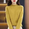 Maglioni da donna Lana Abbigliamento da donna Maglioni Top Moda coreana per donna Pullover Maglieria Donna Manica lunga Dolcevita spesso