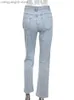 Pantaloni da donna Capris WESAYNB all'ingrosso y2k vestiti pantaloni jeans casual per le donne 2022 moda tasche a vita alta pantaloni in denim pantaloni larghi streetwear T231026