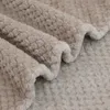 Cobertores engrossados cor sólida flanela abacaxi xadrez cobertor de bebê swaddle crianças sofá lance