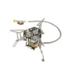 Stoves Arrival Outdoor Portable Three Head Stove Camping Windproof Stove Camping Picnic Outdoor Foldable Gas Stove 231025
