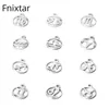 Fnixtar 10 8 13 4 mm Acero inoxidable Doce Zodiaco Metal Charms Constelación DIY para mujeres Fabricación de joyas Mini Charms 12pcs lot226T