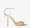 J-Lady Elbise Pompası Sandal Saten Sandalet Kristal Sızdırmazlık Ayak Bileği Strap Yaz Düğün Partisi Yüksek Topuklu Açık Ayak Ayak Ayakkabı Kutusu Fabrika Salonu