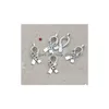 Charms 300 Pz / lotto Pendenti Speranza placcati argento antico per creazione di gioielli Bracciale fai da te fatto a mano 19X8Mm Risultati consegna goccia Componenti Dh2Ov