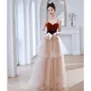 Ethnic Clothing Sexy Bride Toast Clothes Wedding Party Dresses Elegant Personality Strap Engagement Temperament Vestidos Girl Autumn Gauze