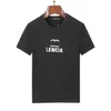 Été Nouveau Paris Embroilogo T-shirt Classic Designer Designer Mens Mens T-shirt Top Letter T-shirt Coton Vêtements à manches courtes