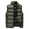 Men's Vests Mens Winter Autumn Ves Cotton Warm Down Vest Coat Male Jacket Casual Thick
