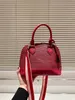 Alma bb tas designer tassen dames snelle handtas empreinte reliëf shell handtas schoudertassen klassieke Shell tas cross body